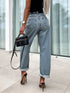 'Jovana' High Waist Wide Leg Jeans - Celes Fashion